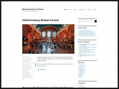breastcancerinfocus.com snapshot