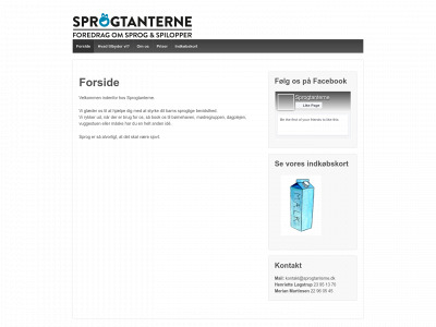 sprogtanterne.dk snapshot