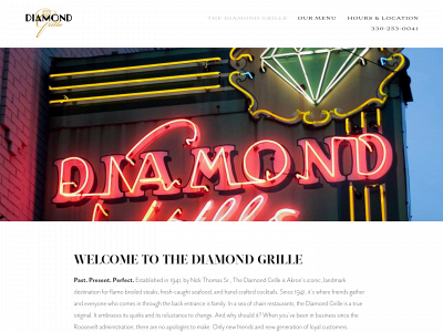diamondgrille.com snapshot