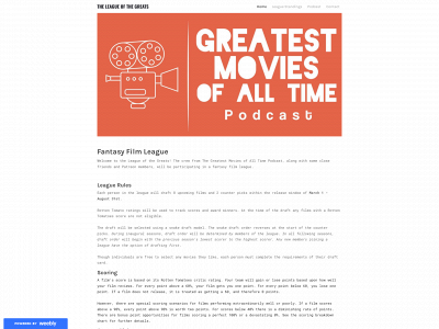 leagueofthegreats.weebly.com snapshot