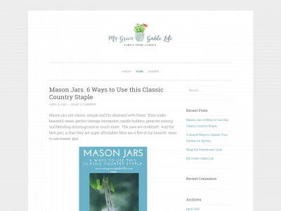 mygreengablelife.com snapshot