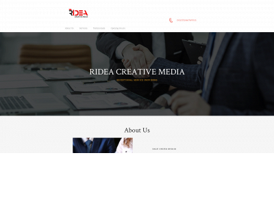 rideacreativemedia.com snapshot