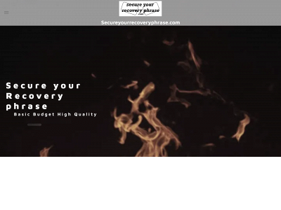 secureyourrecoveryphrase.com snapshot