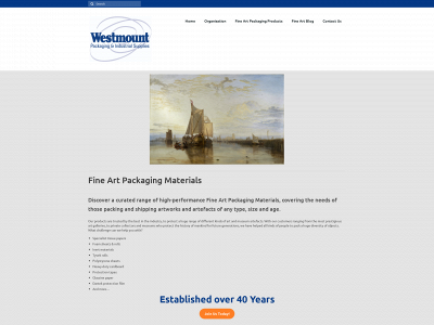 fineartpackaging.co.uk snapshot