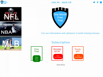 dailyfantasykings.com snapshot