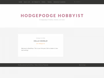 hodgepodgehobbyist.com snapshot