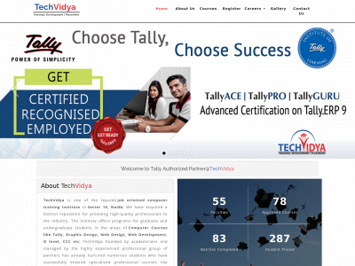 www.techvidya.education snapshot