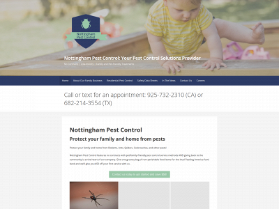 nottinghampest.com snapshot