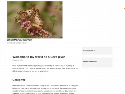 lifetimecargivers.com snapshot