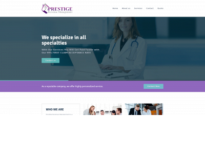 prestigerevenuemanagement.com snapshot