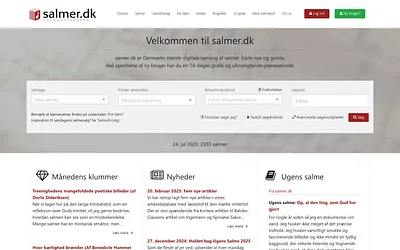 salmer.dk snapshot