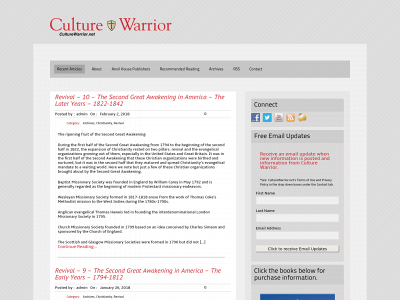 culturewarrior.net snapshot