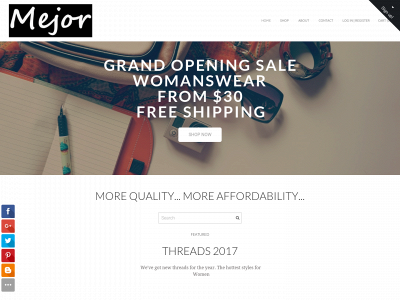 www.mejor.co.nz snapshot