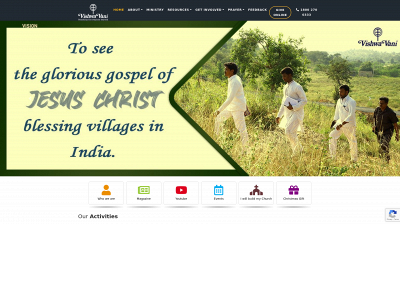 vishwavani.org snapshot