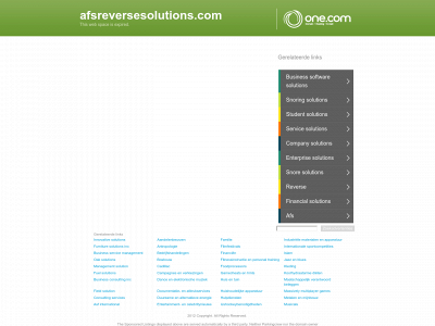 afsreversesolutions.com snapshot