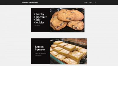 txrecipes.com snapshot
