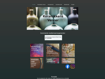 keramikkens-venner.dk snapshot
