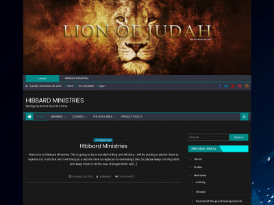 hibbardministries.org snapshot