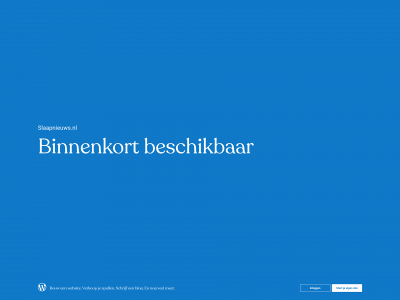 slaapnieuws.nl snapshot
