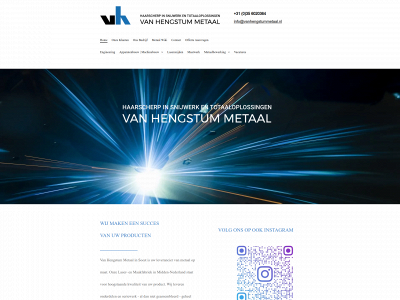 vanhengstummetaal.nl snapshot