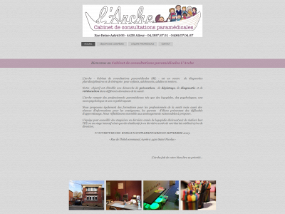 paramedicalarche.be snapshot