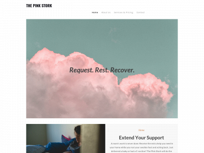 www.thepinkstork.com snapshot