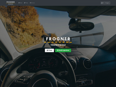 frognertrafikkskole.no snapshot