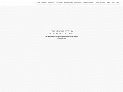 fineandestatejewelrybychurchillandlacroix.com snapshot