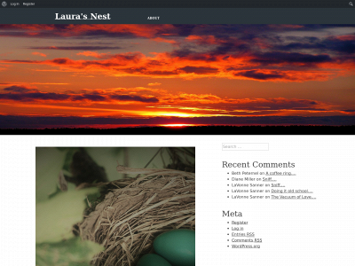 laurasnest.net snapshot