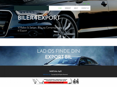 biler4export.dk snapshot