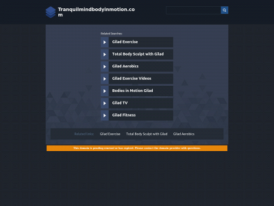 tranquilmindbodyinmotion.com snapshot