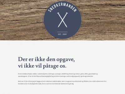 snedkermanden.dk snapshot