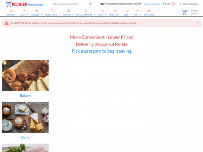 kosherbasix.com snapshot