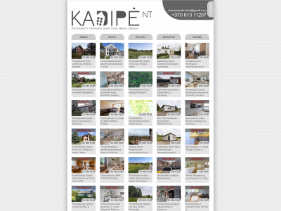 kadipe.lt snapshot