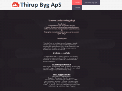 thirup-byg.dk snapshot