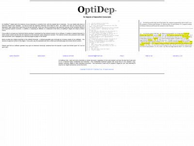 optidep.com snapshot