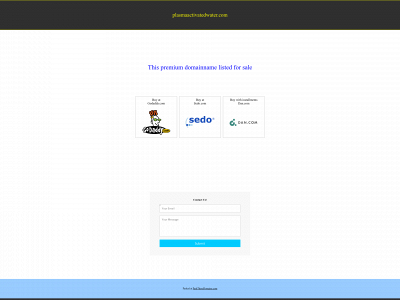 plasmaactivatedwater.com snapshot