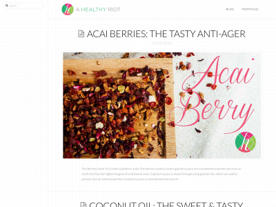 ahealthyriot.com snapshot