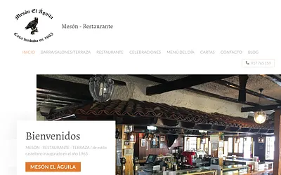 www.mesonelaguila.es snapshot