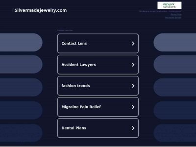 silvermadejewelry.com snapshot