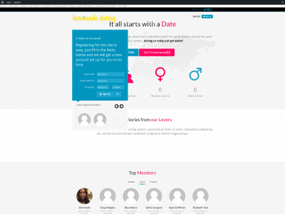 lemonadedating.com snapshot