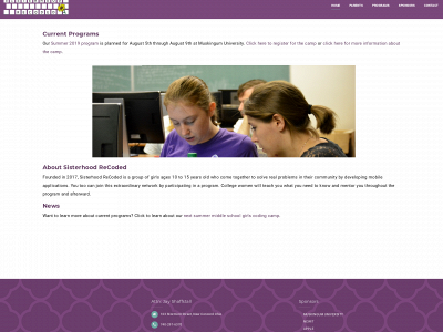 sisterhood.zone snapshot