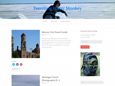 travelingwatermonkey.com snapshot