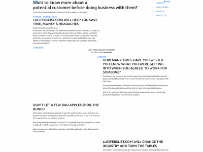 luciferslist.com snapshot