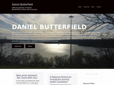 danielbutterf.com snapshot