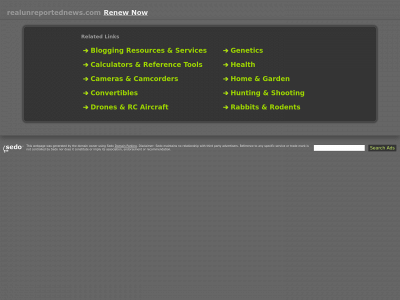 realunreportednews.com snapshot