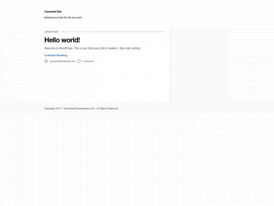 workingwithcassandra.com snapshot