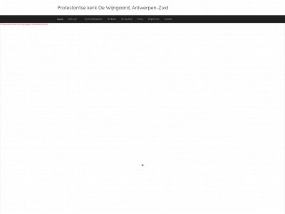 protestantsekerkdewijngaard.be snapshot