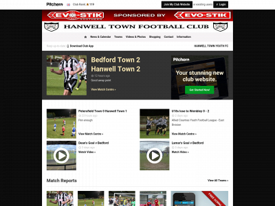 hanwelltownfc.co.uk snapshot