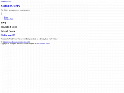 skinnytocurvy.com snapshot